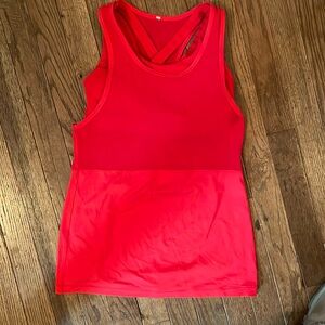 Lululemon red tank top